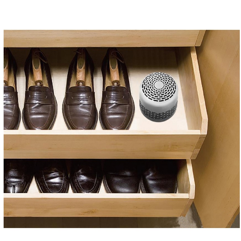 Mini légtisztító WC-re és szekrényre, mini légtisztító cipőszekrényhez, szekrényhez és hűtőszekrényhez, szag eltávolító doboz - távolítsa el a különféle szagokat